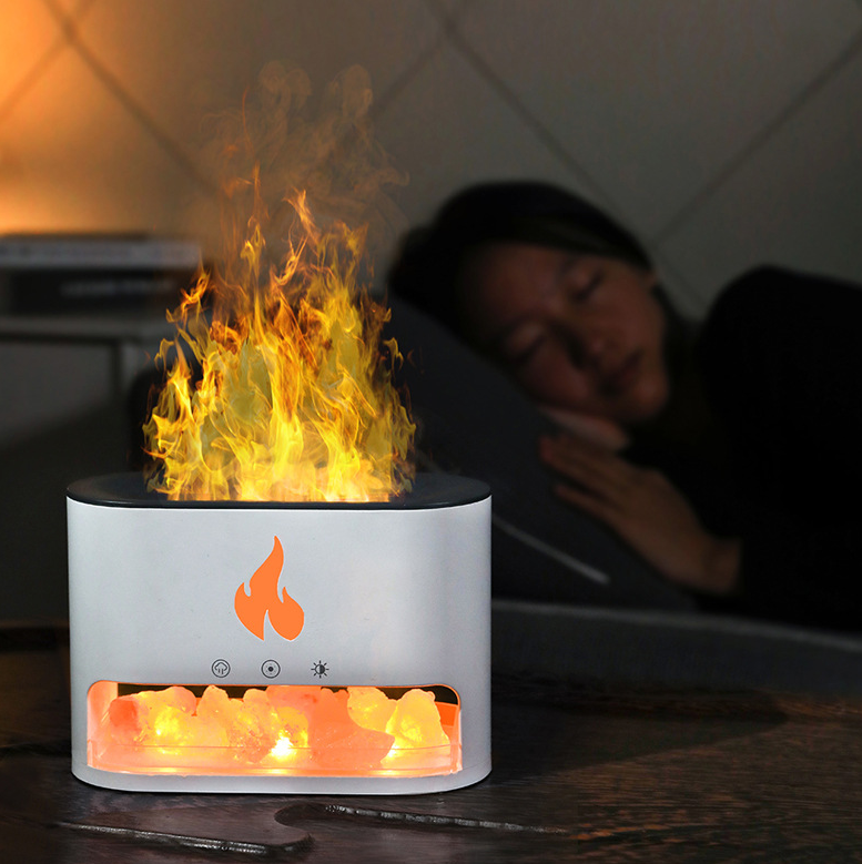 Himalayan Crystal Salt Rock Humidifier and Aroma Diffuser