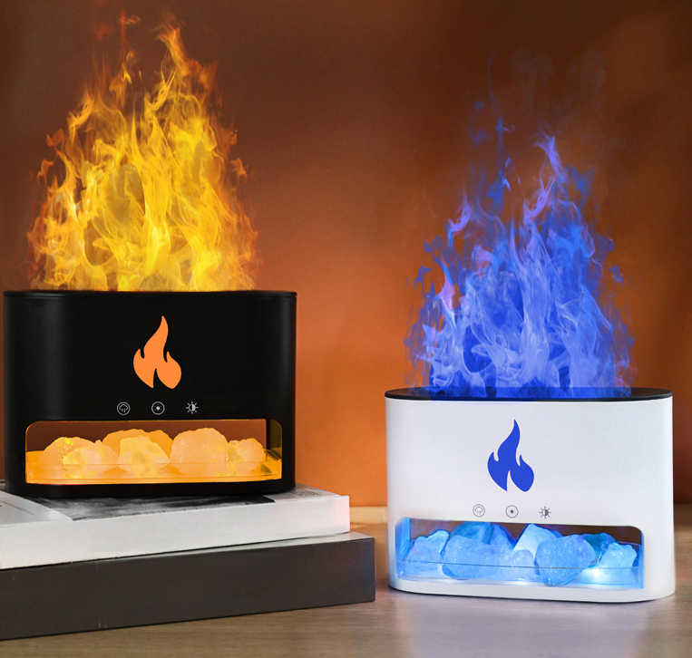 Himalayan Crystal Salt Rock Humidifier and Aroma Diffuser