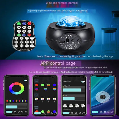 Bluetooth Starry Sky Projector